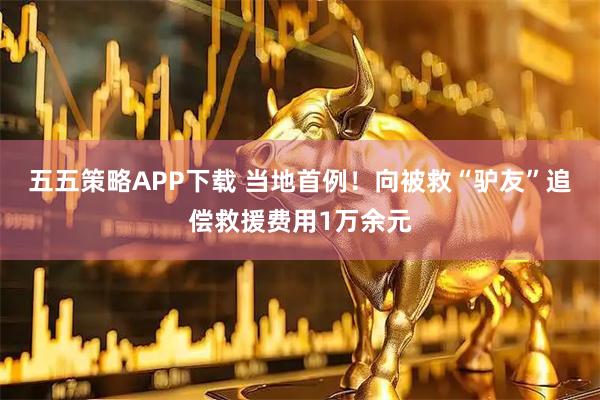 五五策略APP下载 当地首例！向被救“驴友”追偿救援费用1万余元